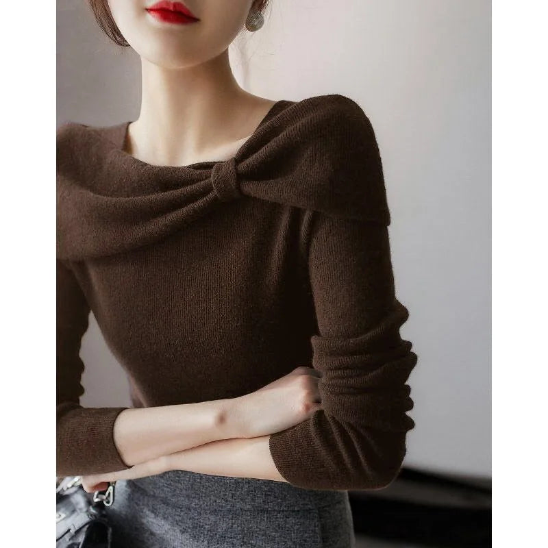 SALE 2023 Women'S Sweater Korean Fashion Knit Dongdaemun Korean Reviews Many Clothes Women'S Autumn Clothing Pullovers / KC